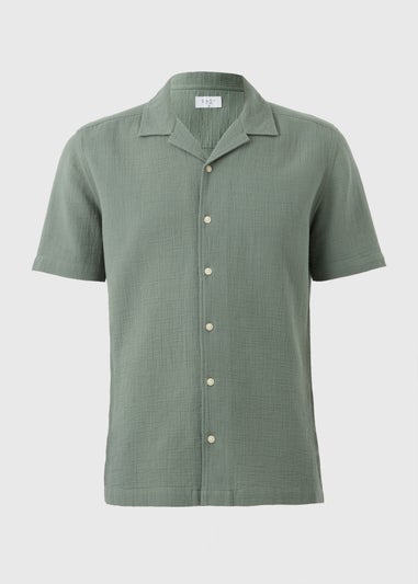 Sage Double Cloth Shirt
