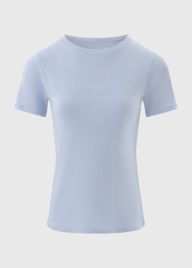 Pale Blue Fitted T-Shirt