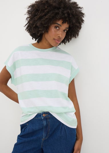 Aqua Stripe T-Shirt