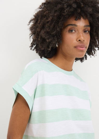 Aqua Stripe T-Shirt