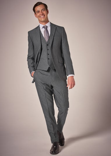 Taylor & Wright Aston Charcoal Tailored Fit Suit Jacket