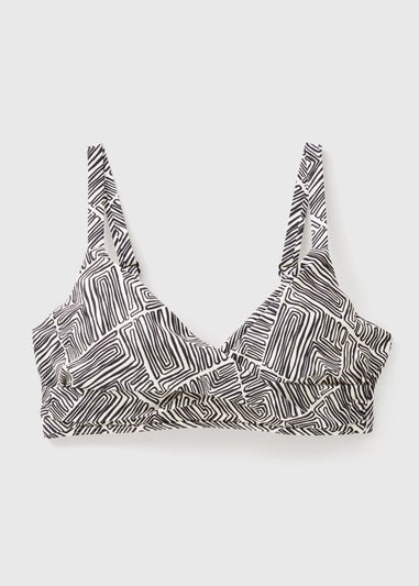 DD+ Black Mono Shapewear Bikini Top