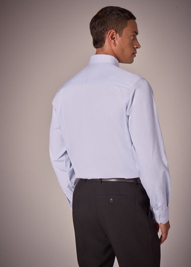 Taylor & Wright Lilac Textured Regular Fit Shirt