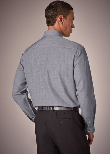 Taylor & Wright Grey Check Regular Fit Shirt