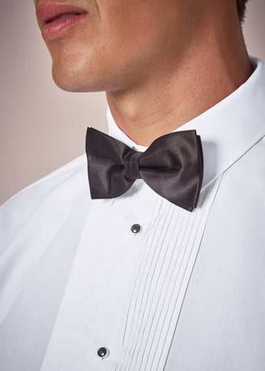 Taylor & Wright White Herringbone Regular Fit Shirt