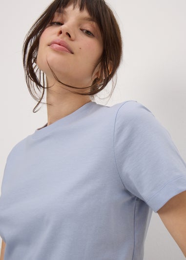 Blue Crew Neck T-Shirt