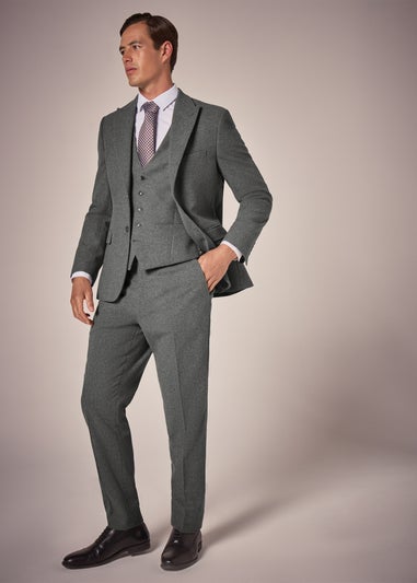 Taylor & Wright Berkeley Grey Tailored Fit Trousers