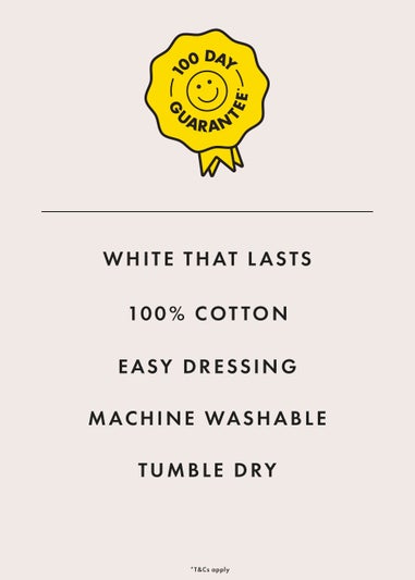 2 Pack Girls White Easy Dressing Polo Shirts (3-13yrs)