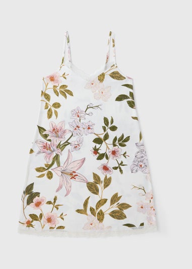Cream Floral Lace Nightie