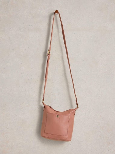 Mini Fern Crossbody-Tasche aus Leder