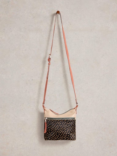 Mini-Crossbody-Ledertasche Farrah