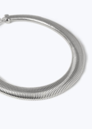 Muse Silver Ridge Torq Necklace