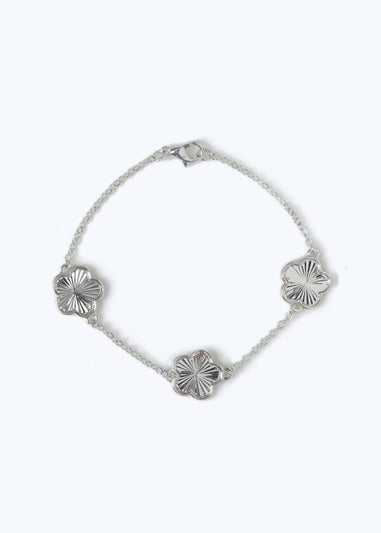 Muse Silver Flower Bracelet