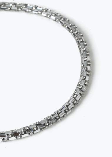 Muse Silver Jelly Disco Necklace