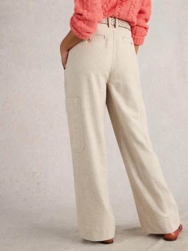 Cargohose Carlie aus leichtem Tweed