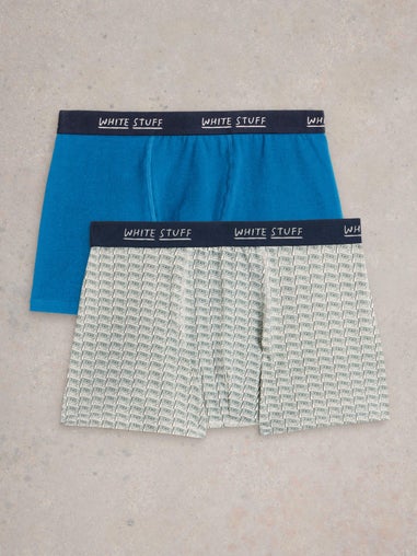 2-er Pack Boxershorts - Uni & Print