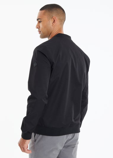 Threadbare Black Utility Pocket Bomber Jacket