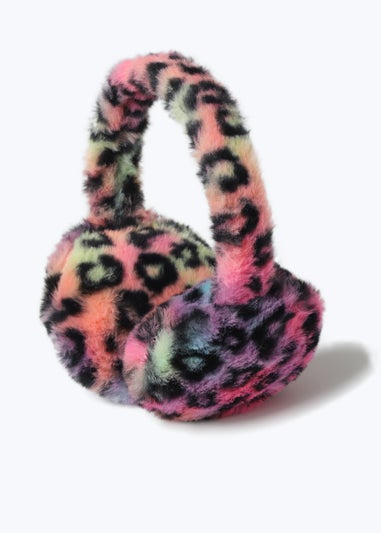 Muse Multicolour Animal Print Earmuffs