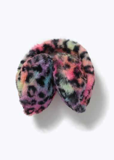 Muse Multicolour Animal Print Earmuffs