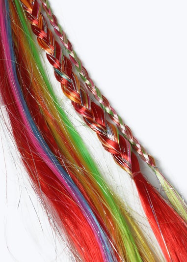 Muse Multicolour Rainbow Fake Hair Clip