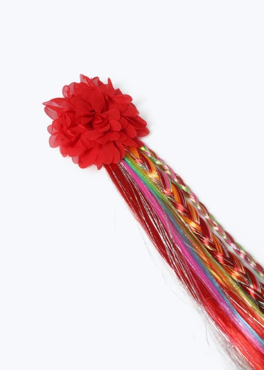 Muse Multicolour Rainbow Fake Hair Clip