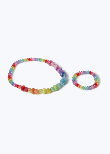 Muse Multicolour Beaded Jewellery Set