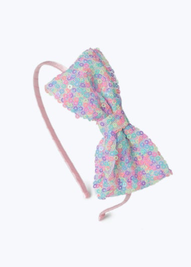 Muse Multicolour Sequin Bow Headband