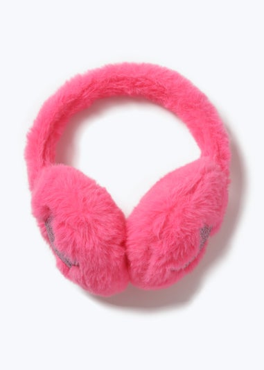 Muse Pink Star Glitter Earmuffs