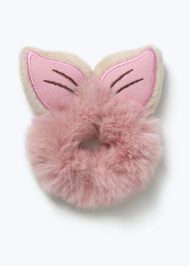 Muse Pink Bunny Ears Scrunchie