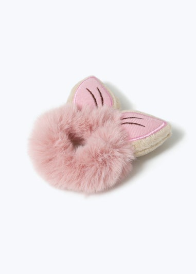 Muse Pink Bunny Ears Scrunchie