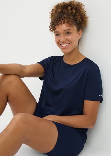 Souluxe Navy Short Sleeve T-Shirt