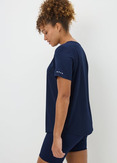Souluxe Navy Short Sleeve T-Shirt
