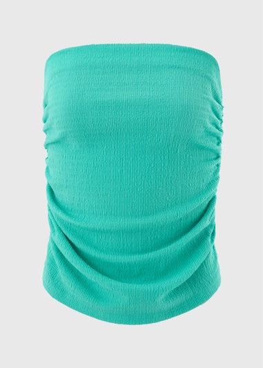 Green Bandeau Top