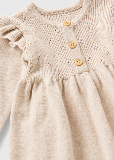 Baby Ecru Knit Dress & Tights Set (Newborn-23mths)