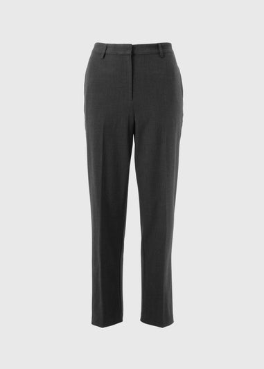 Et Vous Grey Straight Long Leg Trousers.