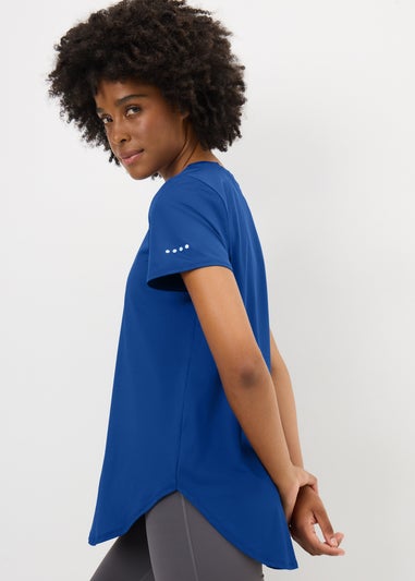 Souluxe Blue Longline T-Shirt