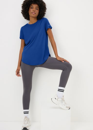 Souluxe Blue Longline T-Shirt