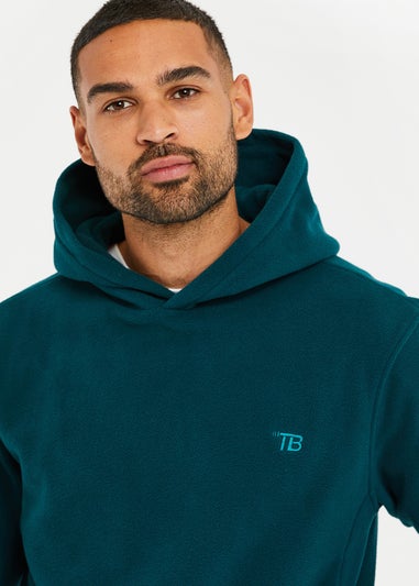 Threadbare Teal Microfleece Overhead Hoodie