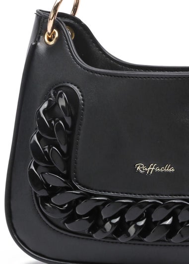 Raffaella Black Chain Body Bag