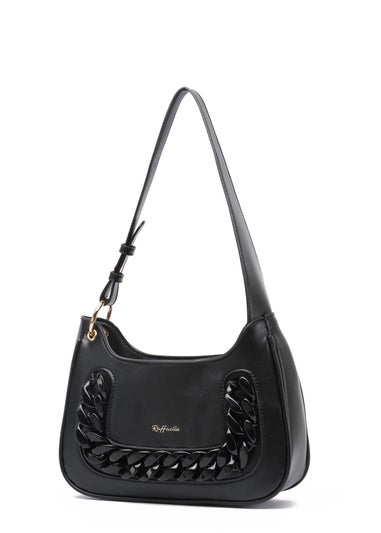 Raffaella Black Chain Body Bag