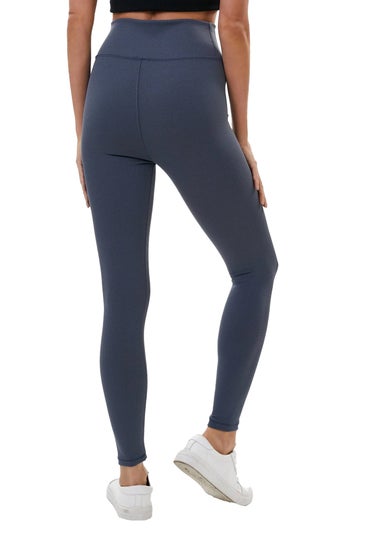 Lookus Blue/Grey Zelal Ribbed Leggings