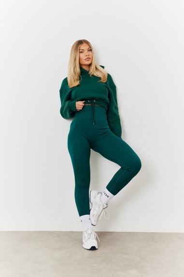 In The Style Green Seamless High Waist Bum Boosting Leggings