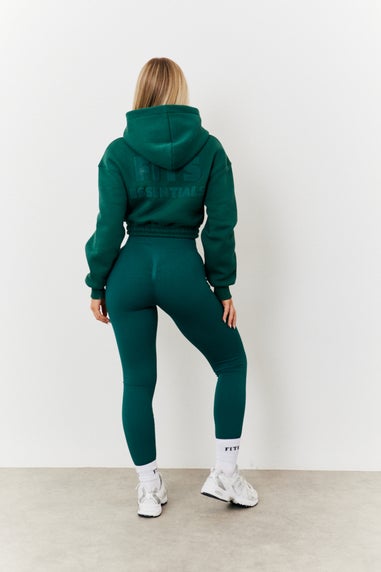 In The Style Green Seamless High Waist Bum Boosting Leggings