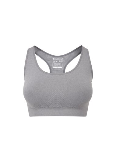 Mountain Warehouse Charcoal Anti-Chafe Seamless Sports Bra