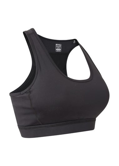 Mountain Warehouse Black Motion Mesh Sports Bra