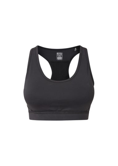 Mountain Warehouse Black Motion Mesh Sports Bra