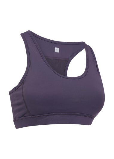 Mountain Warehouse Purple Motion Mesh Sports Bra