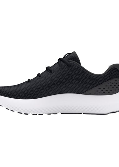 Under Armour Black/White Surge 4.0 Trainers