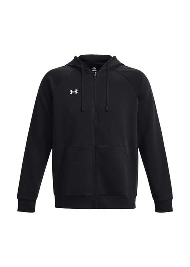 Under Armour Black Rival Fleece Full Zip Hoodie