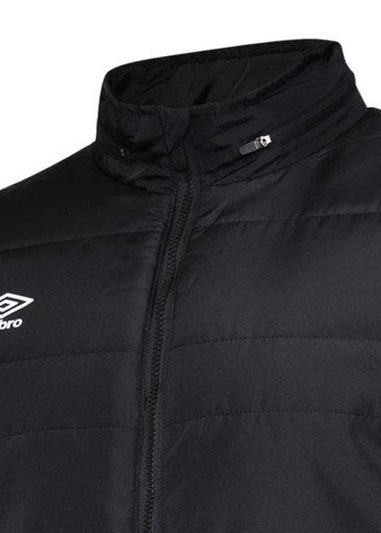 Umbro Black Club Essential Bench Jacket